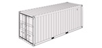 Beispiel eines Standard-Trockencontainers