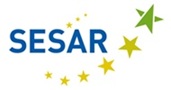 Logo des einheitlichen europäischen Luftraums (SESAR)